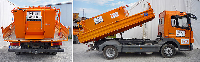 Baugeräte Transport Grauvogl: Thermobehälter zum Transport von Asphalt