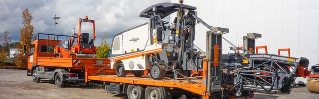 Baumaschinentransporte Grauvogl